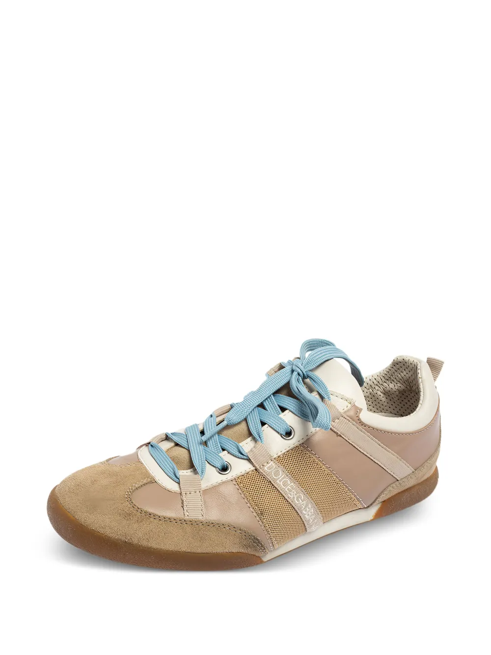 Pre-owned Dolce & Gabbana Suede Panelled Sneakers