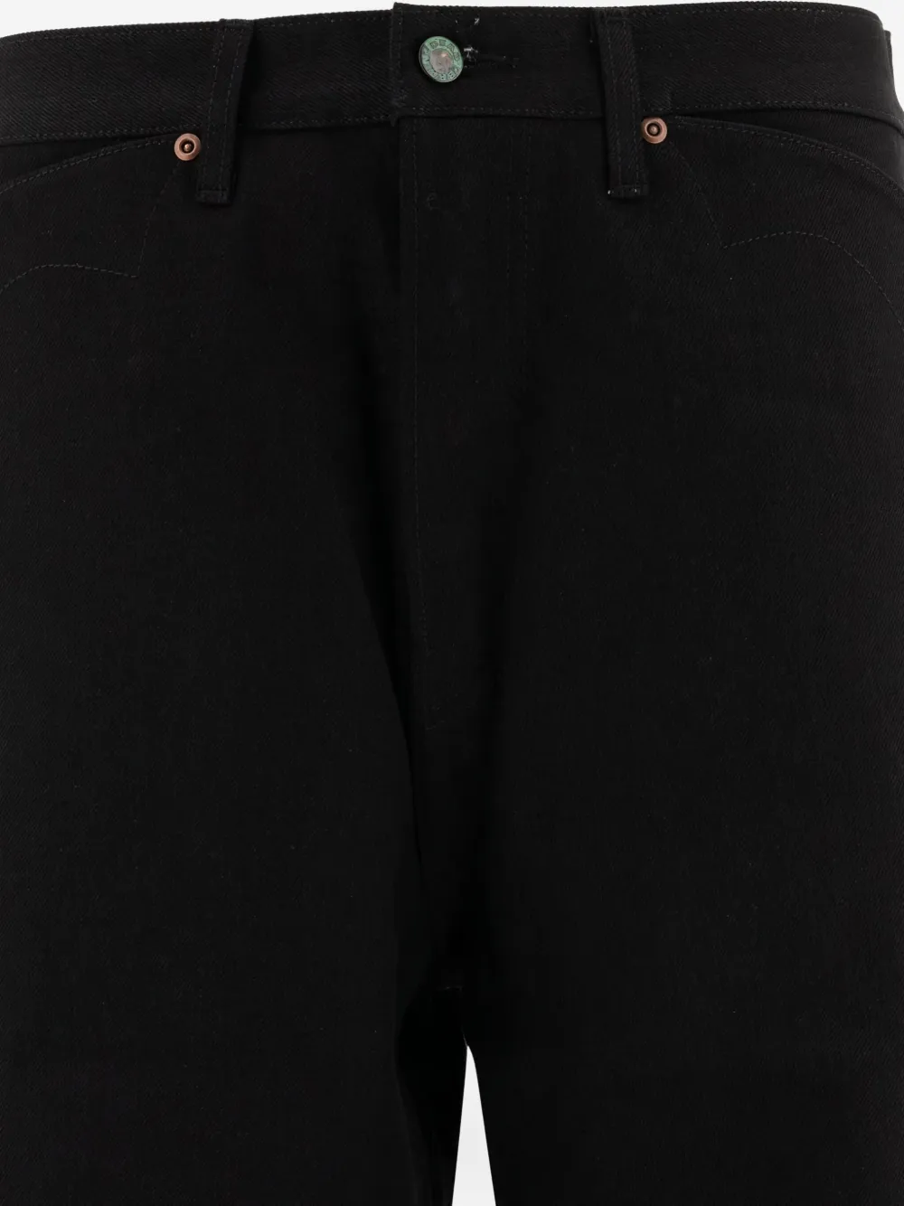 Brain Dead Jeans met logopatch - Zwart