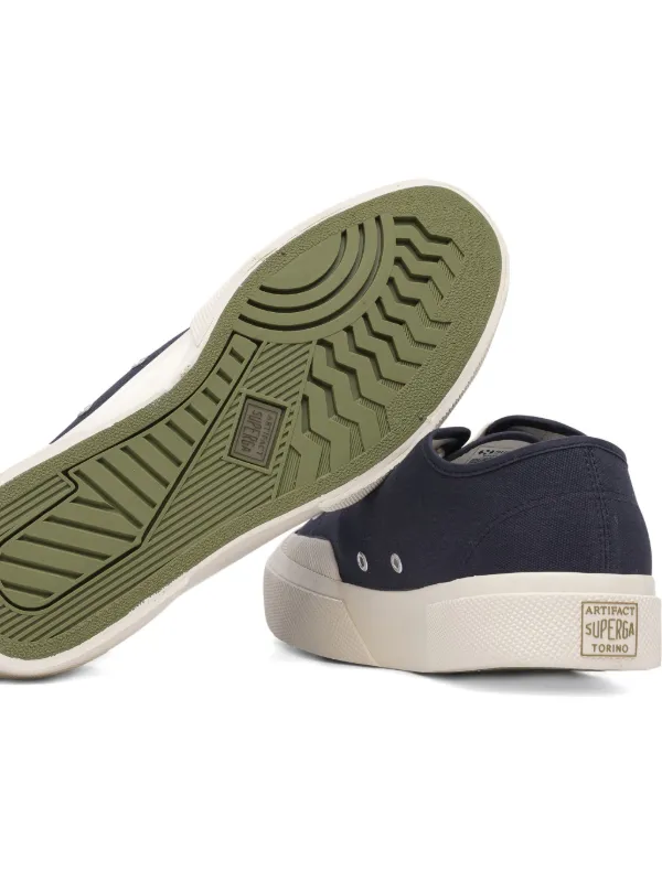 Superga lace-up Canvas Sneakers | Blue | FARFETCH RO