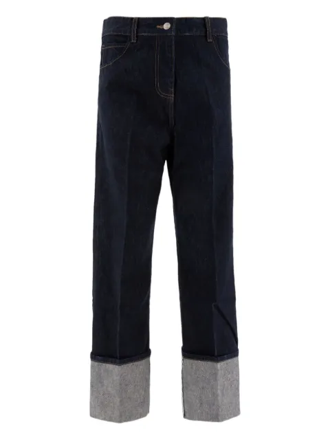 SANDBEIGE cuffed jeans