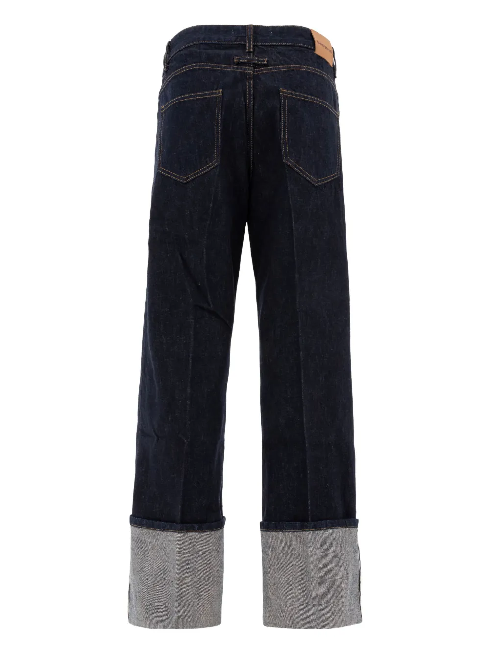 SANDBEIGE cuffed jeans - Blauw
