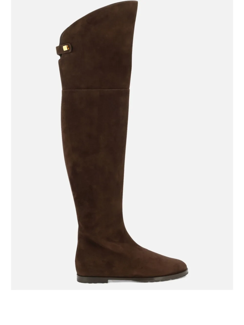 Maison Skorpios Stefania suede over-the-knee boots | Brown | Image 1