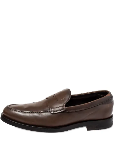 Tod's Vintage Pre-owned leather penny loafers