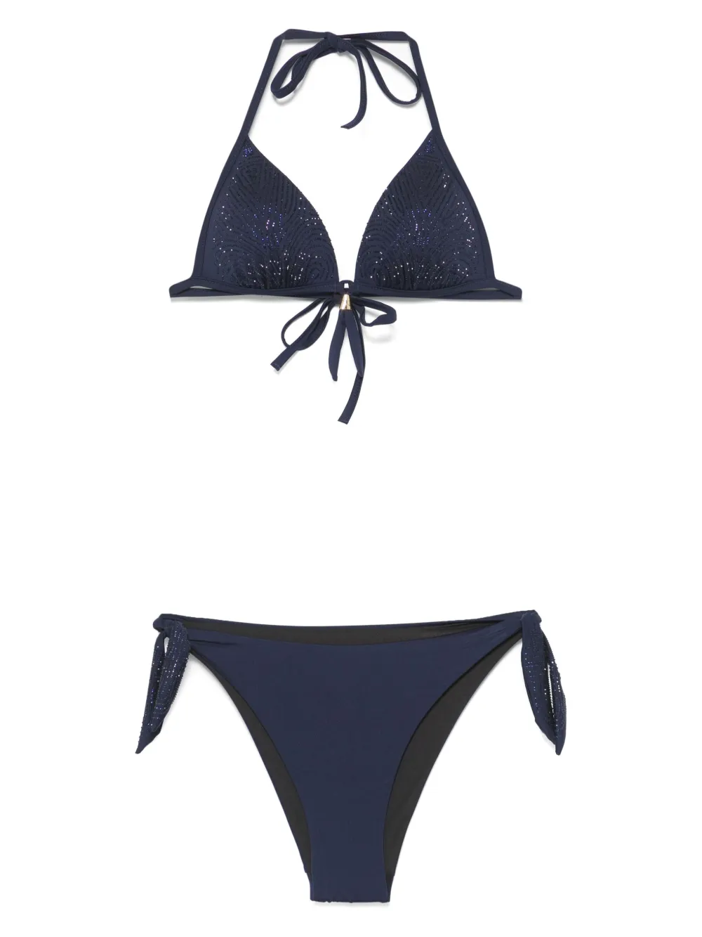 Pin Up Stars crystal-embellished bikini | Blue | Image 1