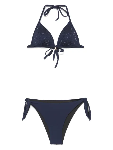 Pin Up Stars crystal-embellished bikini