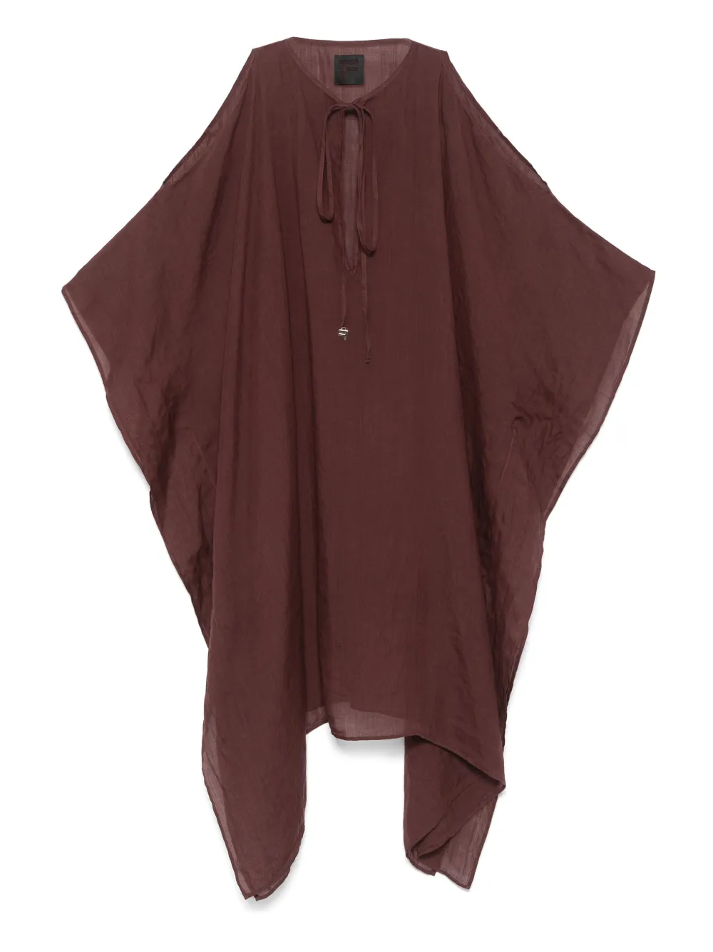 Fisico robe à design de cape | marron | Image 1
