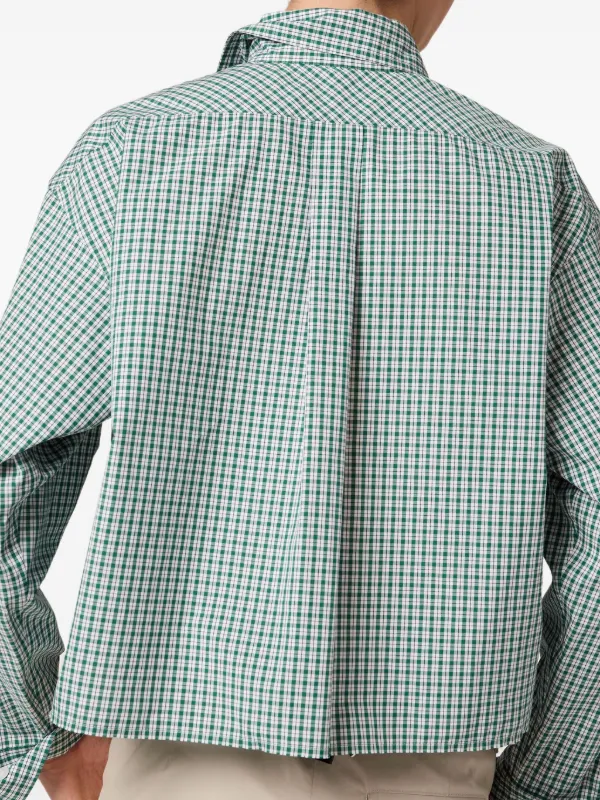 トップス 90s MIU MIU gingham check shirt Miu Miu Gingham Check Shirt Miu Miu