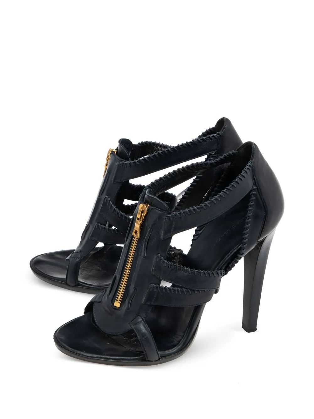 Balenciaga Pre-Owned 120 mm Gladiator sandalen met bandjes - Blauw
