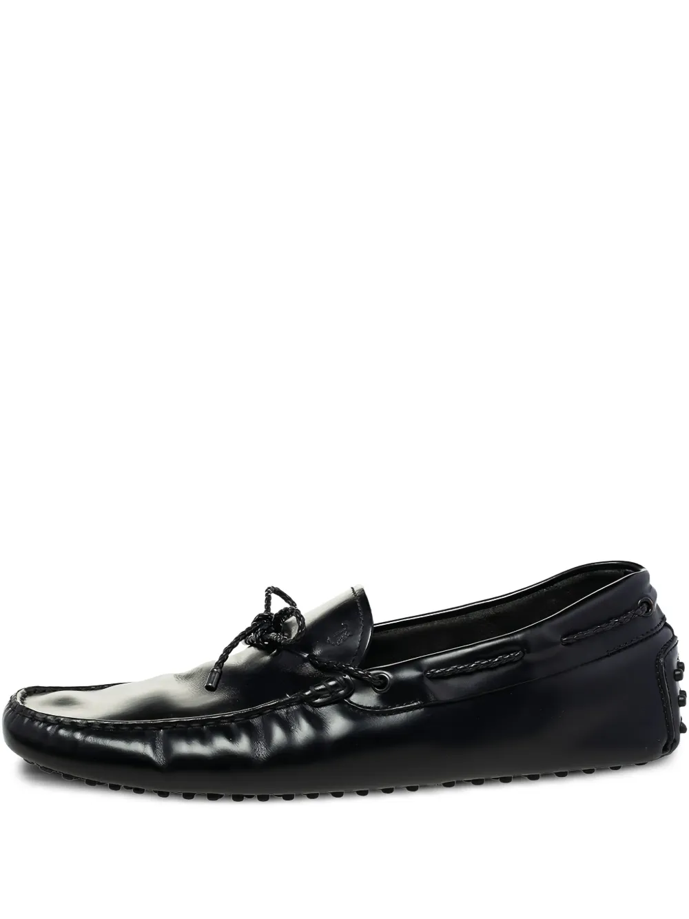 Tod's Vintage chaussures bateau en cuir | noir | Image 1