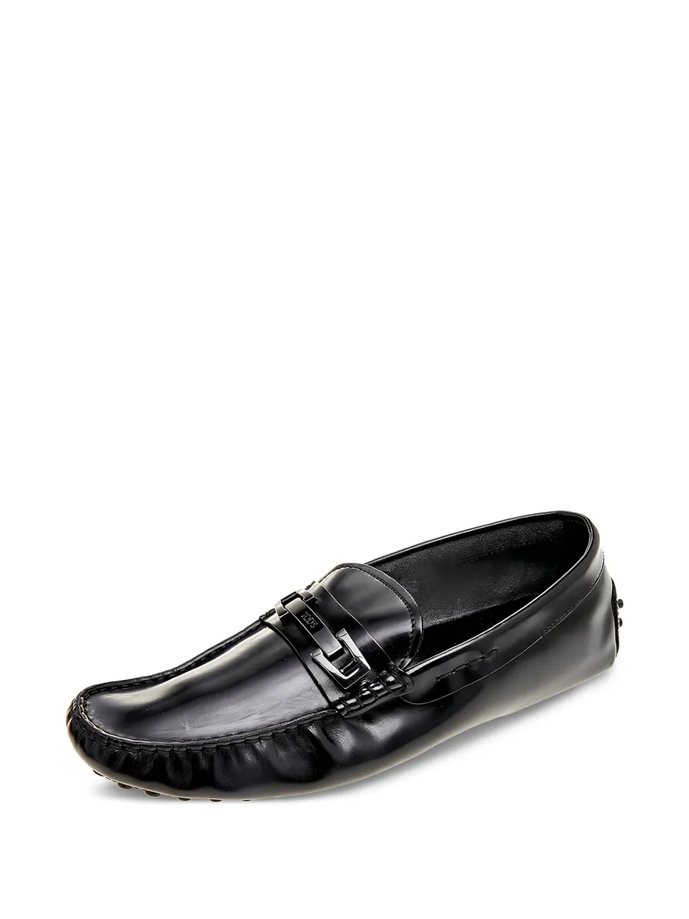 Tod's pre-owned buckle-detail leather loafers | Image 2