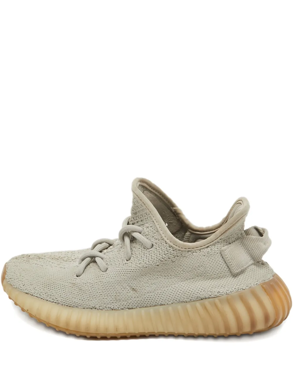 adidas Yeezy pre-owned Boost 350 V2 Sesame knit sneakers | Grey | Image 1