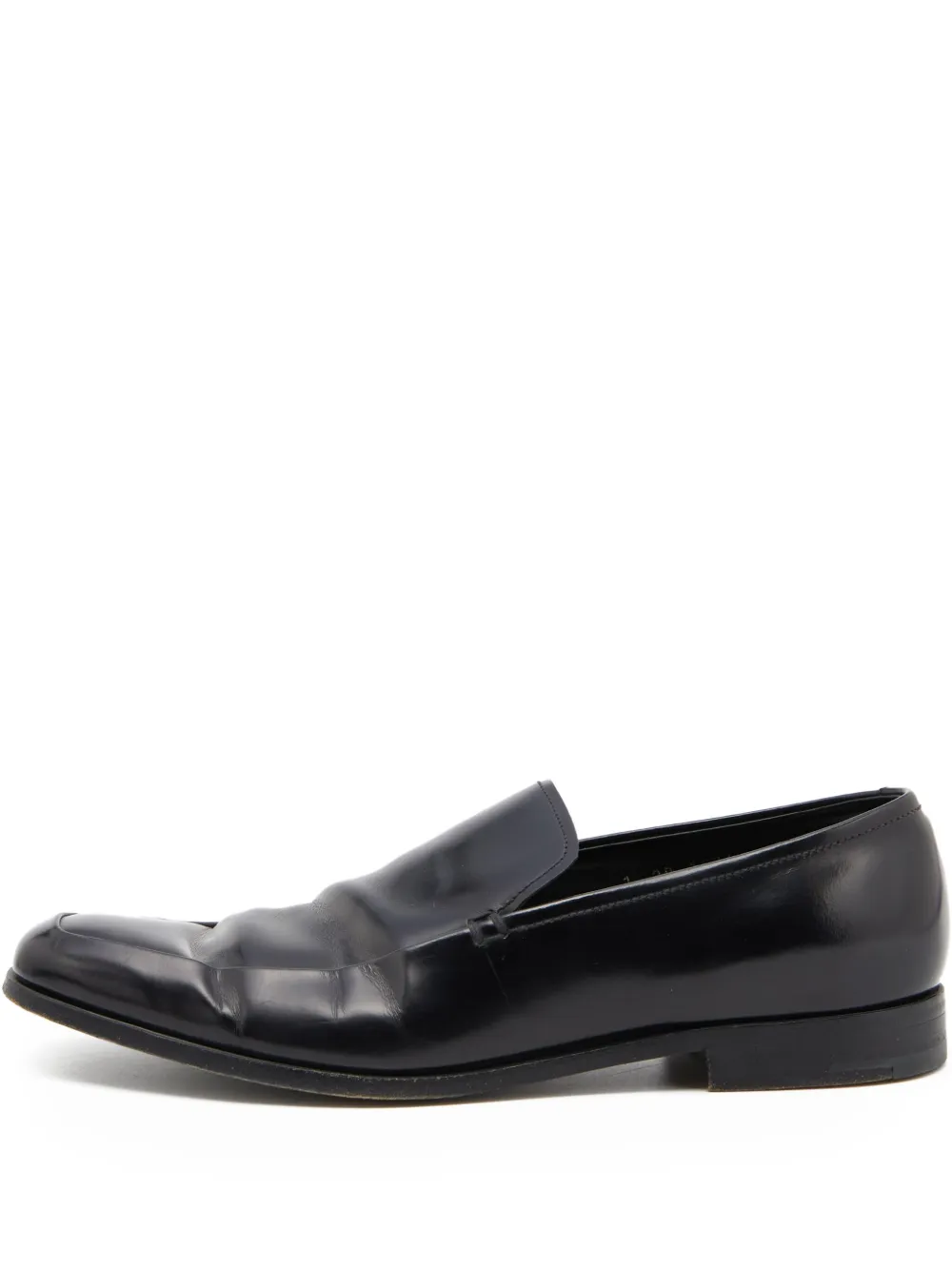 Prada Pre-Owned Loafer mit Faltendetails | Schwarz | Image 1