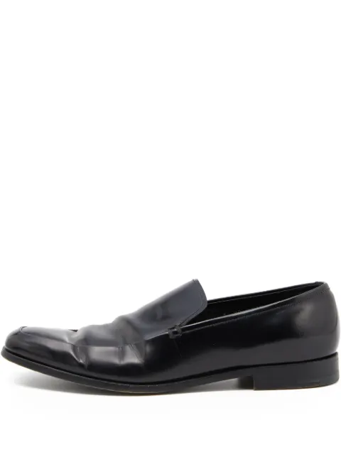 Prada Pre-Owned mocasines con detalle plisado