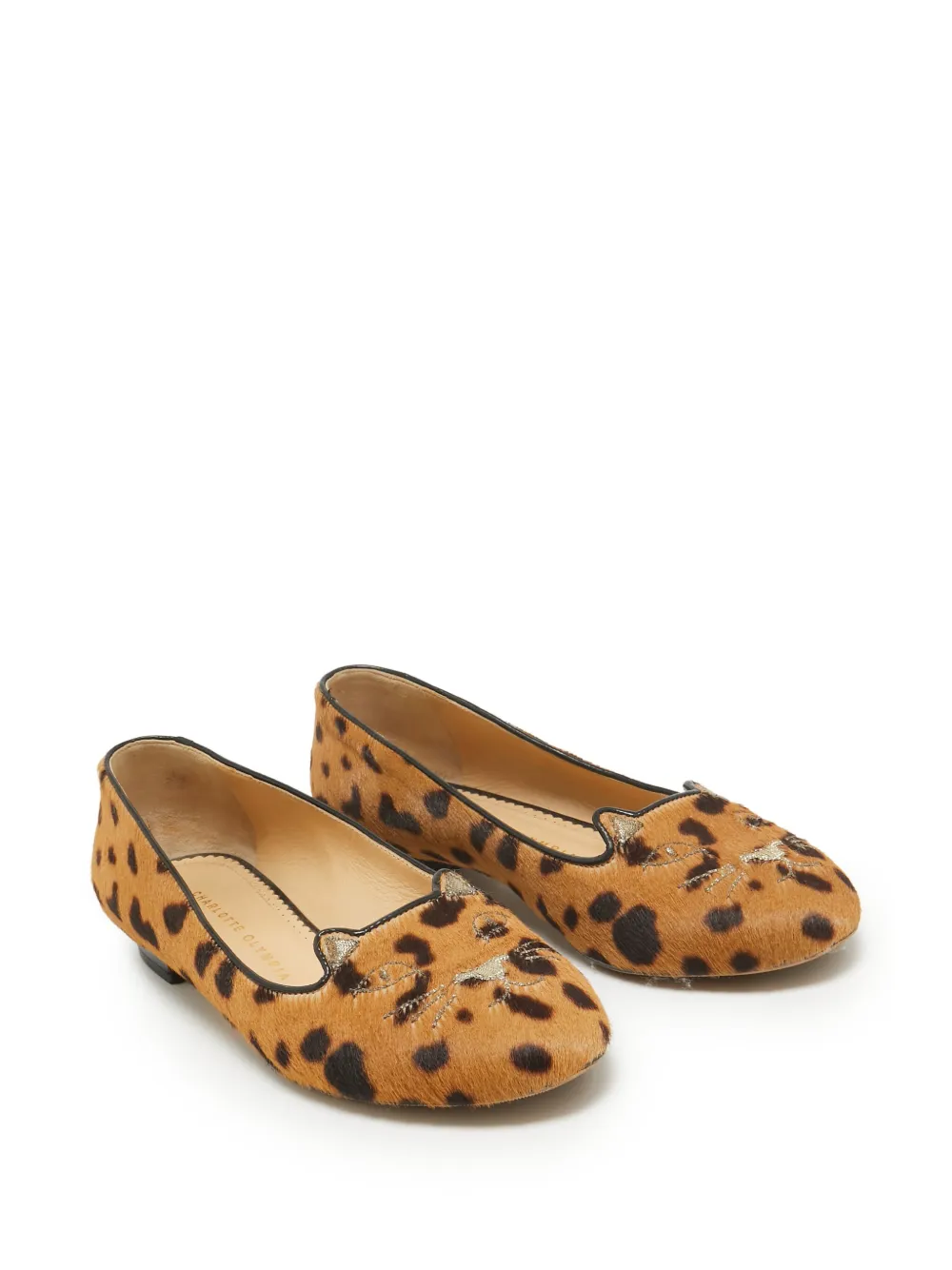 Charlotte Olympia pre-owned Kitty leopard-print ballet flats | Image 2