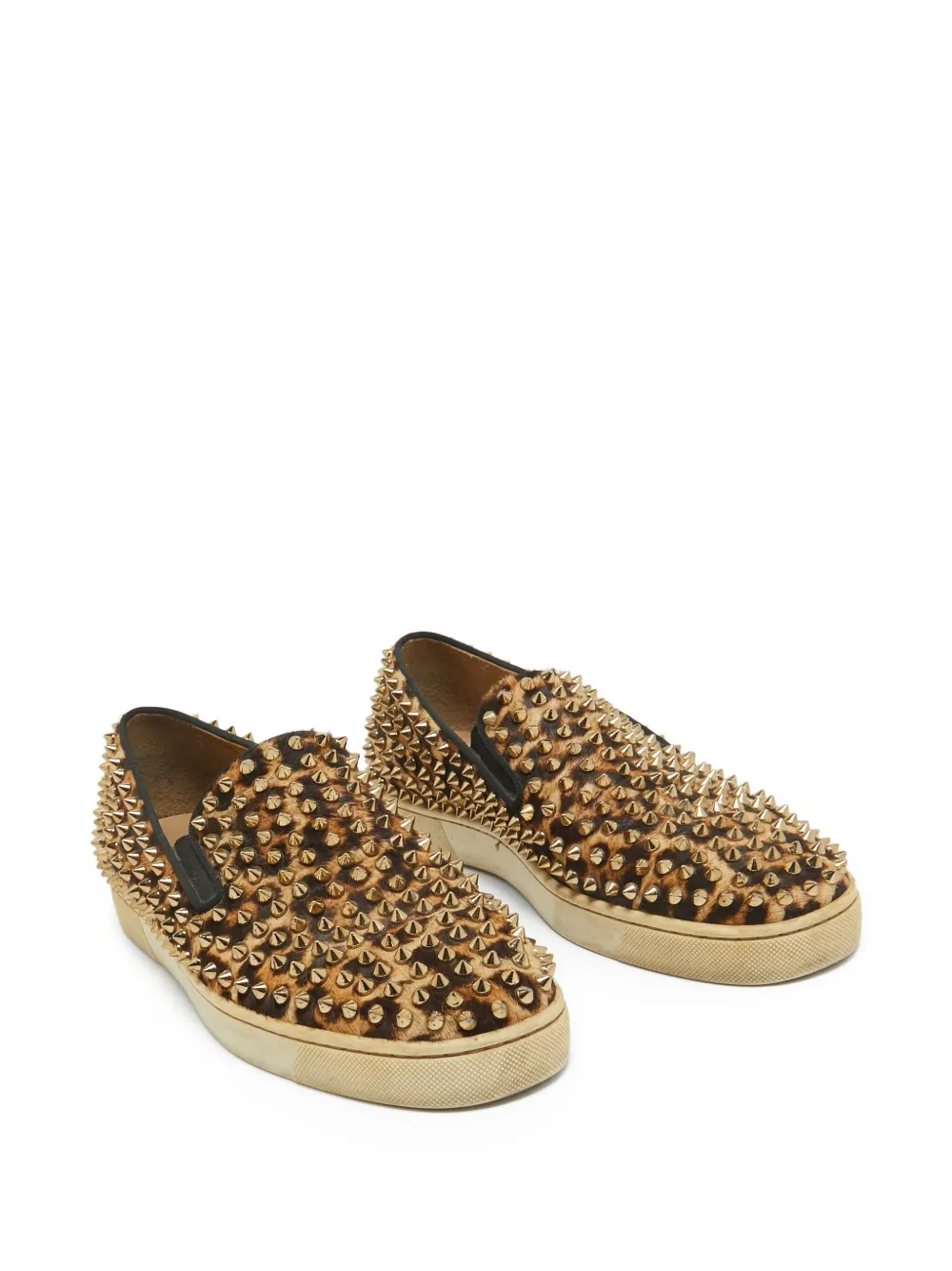 Christian Louboutin Pre-Owned leopard-print sneakers | Image 2