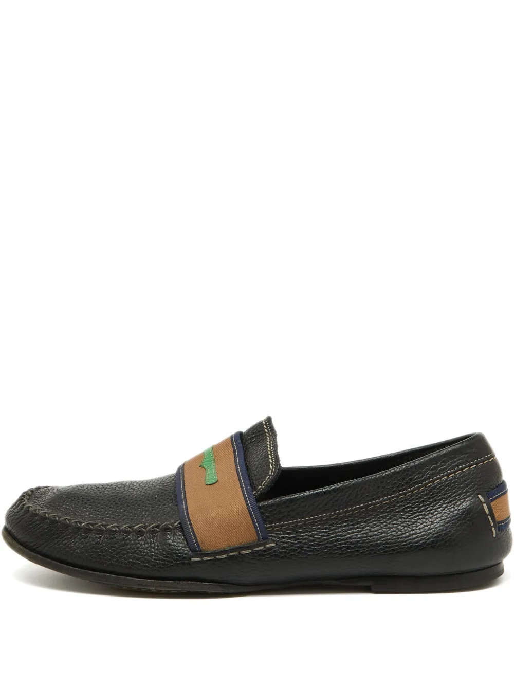 Bottega Veneta Pre-Owned mocassins en cuir | noir | Image 1