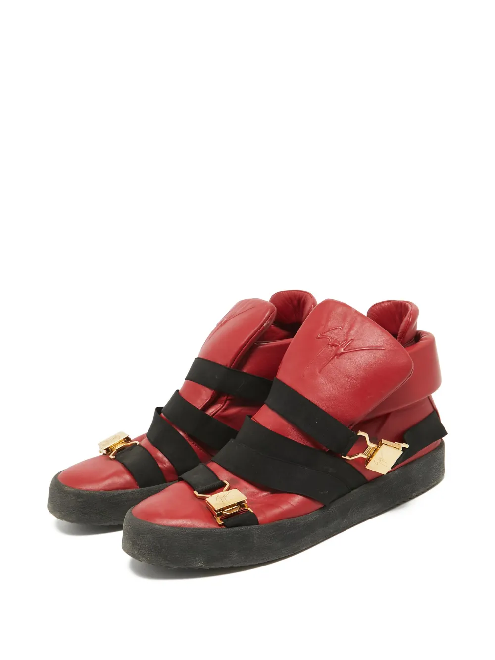 Giuseppe Zanotti Vintage pre-owned leather high-top sneakers | Image 2