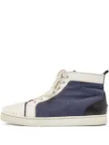 Christian Louboutin Pre-Owned spike-stud sneakers - Blue