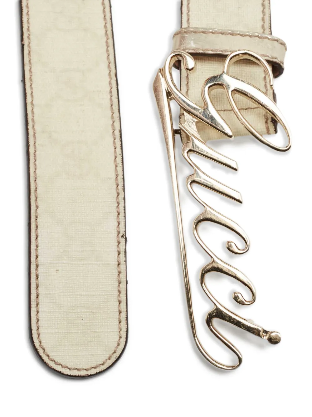 Gucci Pre-Owned GG Supreme Logo belt | Image 2