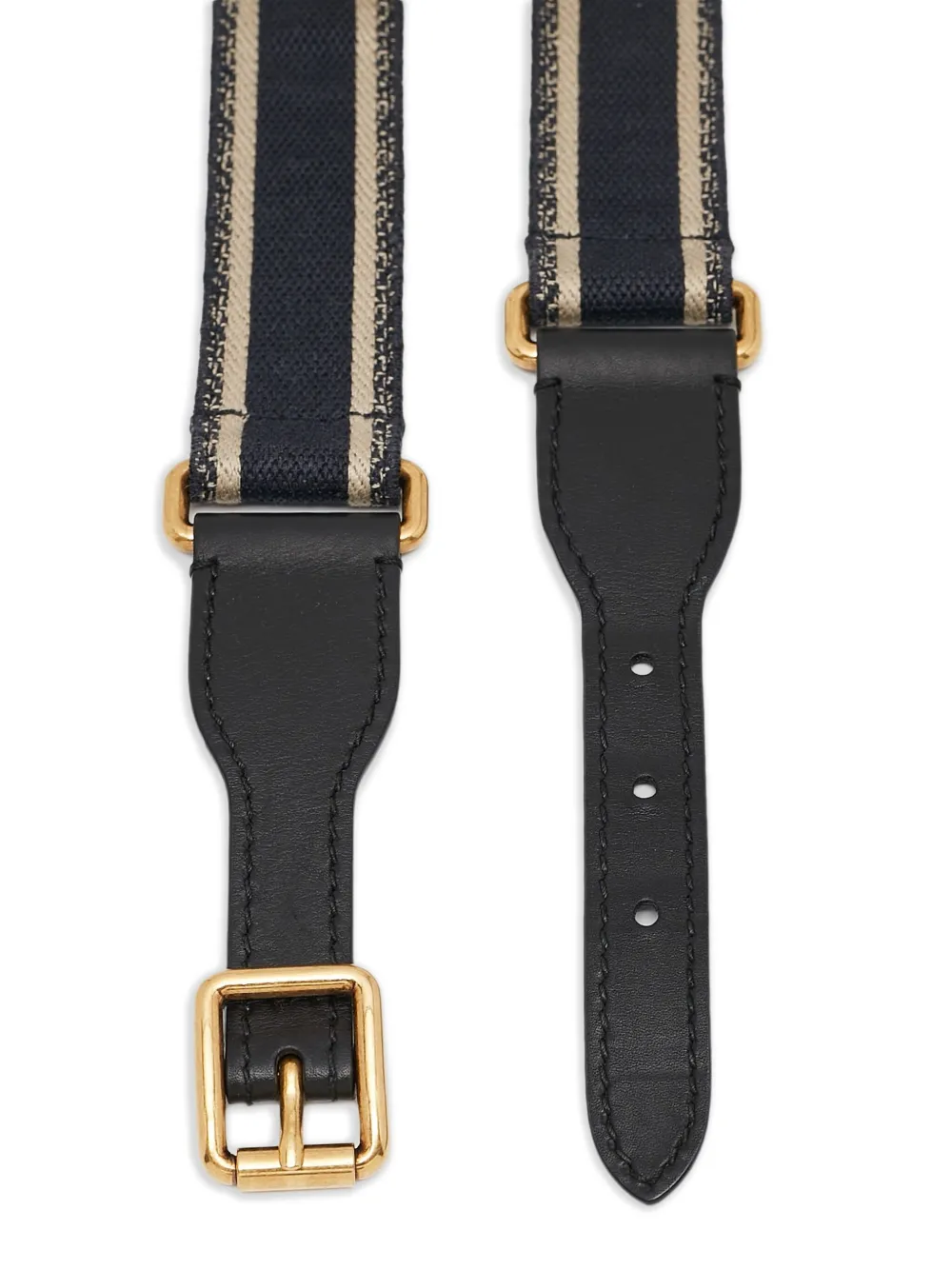 Christian Dior Pre-Owned striped belt | Image 2