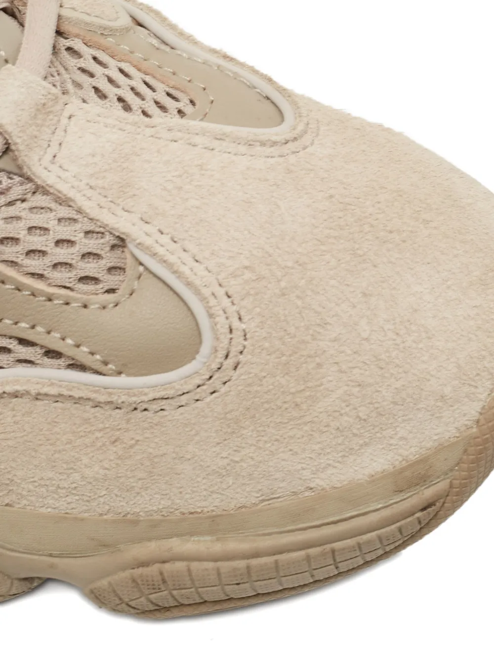 Pre-owned Adidas Originals 500 Suede Mesh Sneakers In Neutral