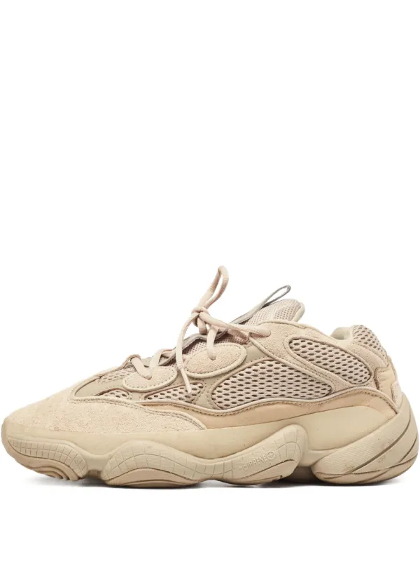 Adidas Yeezy Zapatillas De Ante y Malla 500 Neutro FARFETCH ES