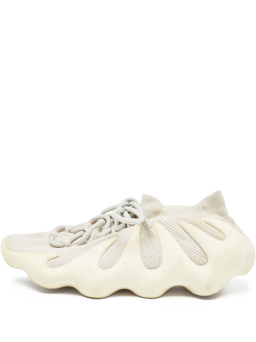 adidas Yeezy textured lace-up sneakers | White | Image 1