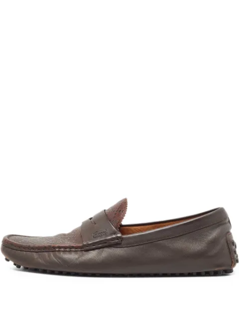 Gucci Pre-Owned leather loafers