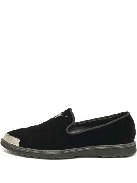 Giuseppe Zanotti Vintage zapatos slip-on con capa metalizada