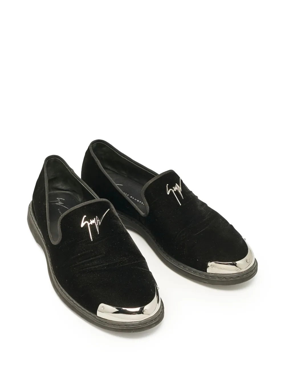 Giuseppe Zanotti Vintage metallic-capped slip-on shoes | Image 2