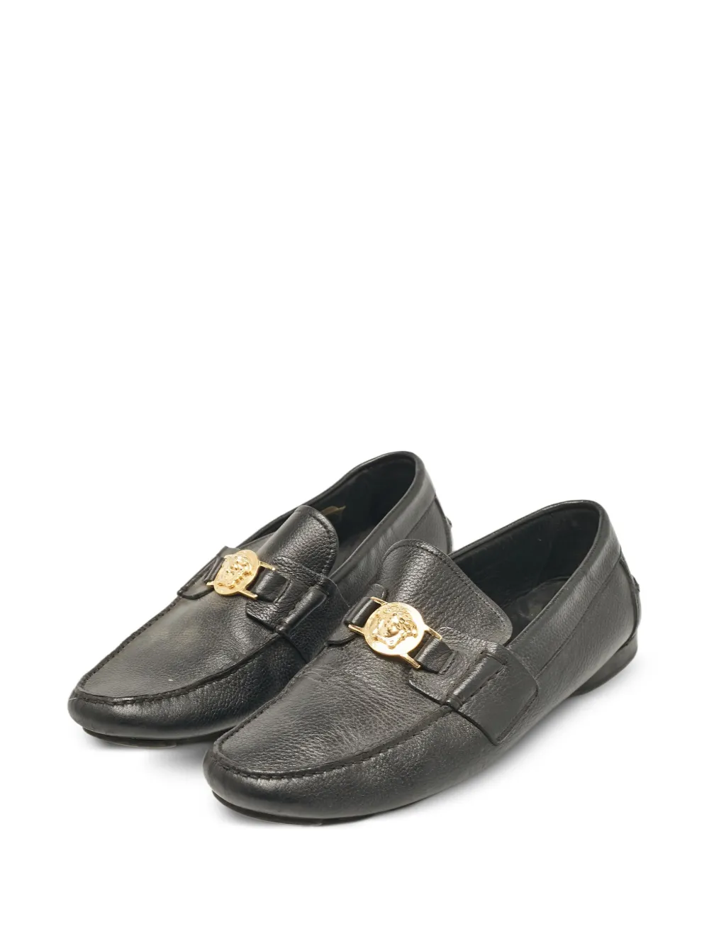 Versace Pre-Owned Medusa-plaque loafers | Image 2
