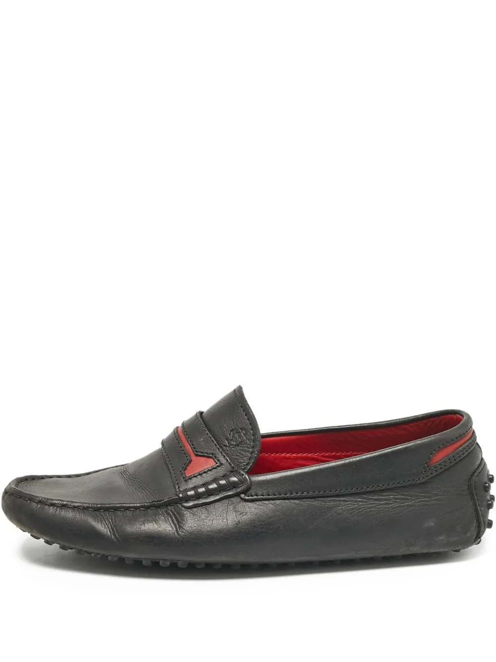 Pre-Owned leather loafers