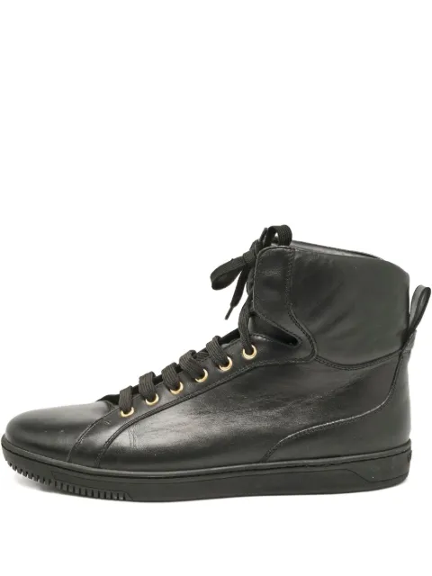 Versace Pre-Owned zapatillas altas de piel