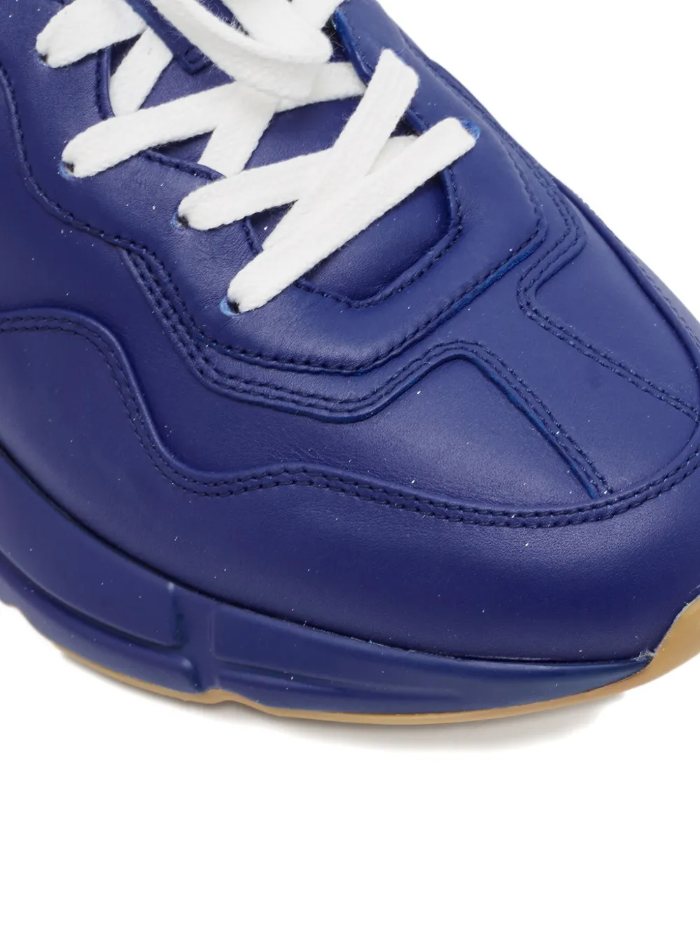 Pre-owned Gucci X Nba 2024 Rhyton Sneakers In Blue