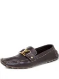 Louis Vuitton Pre-Owned leather loafers - Brown