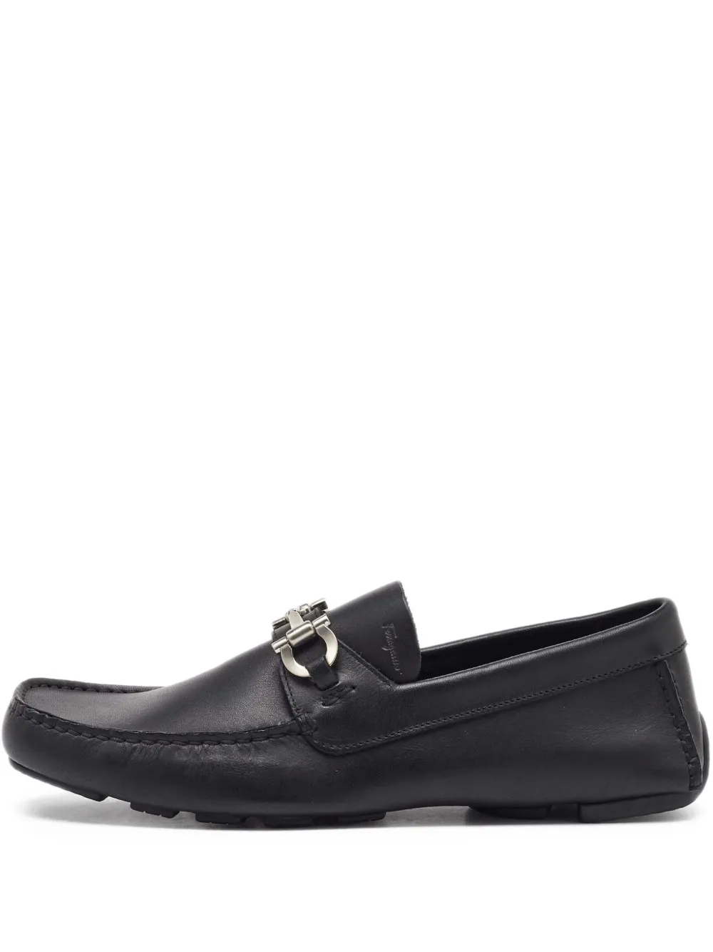 Ferragamo Pre-Owned mocasines con hebilla Gancini | negro | Image 1