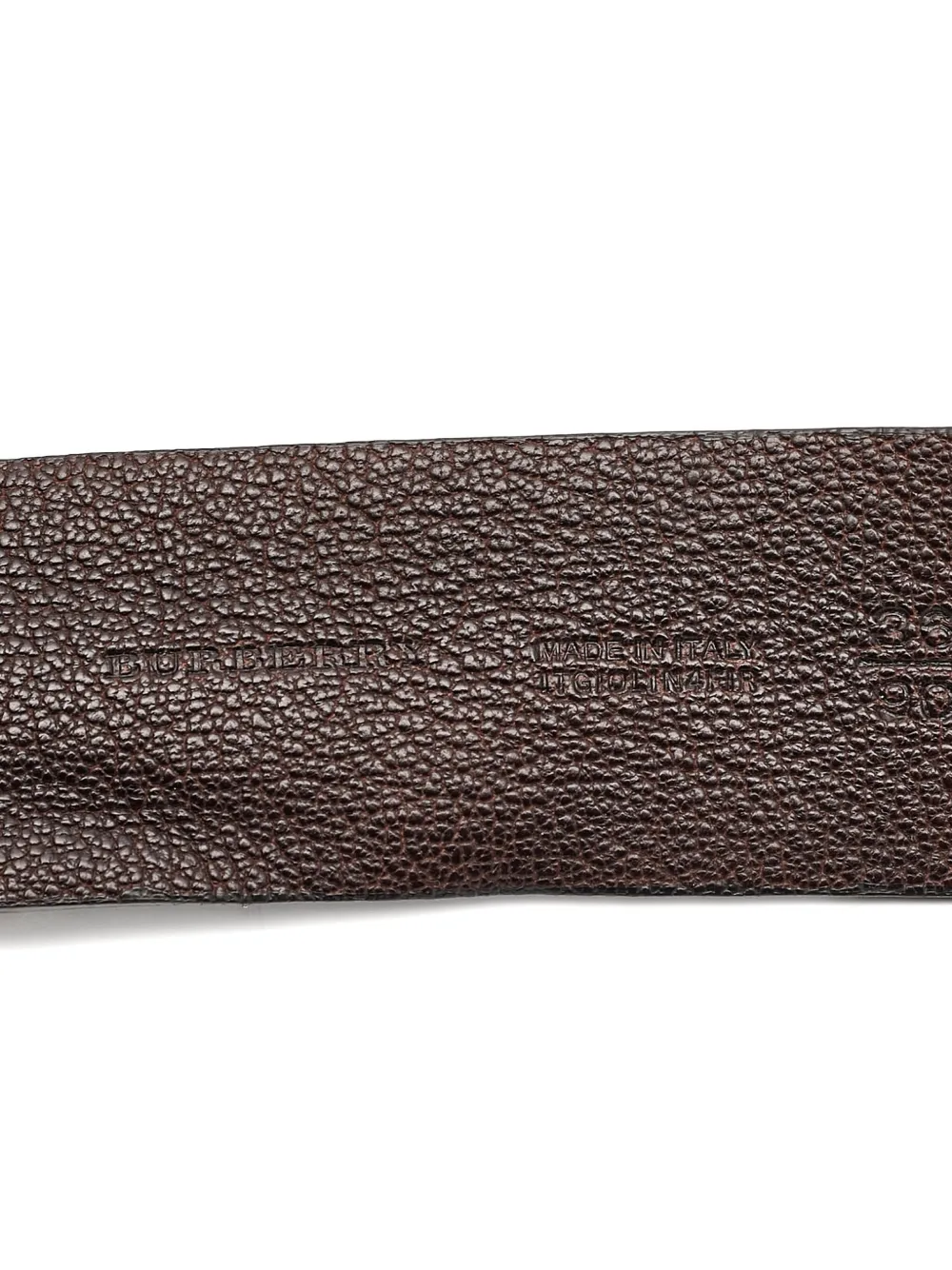 Burberry Pre-Owned logo plaque leather belt | Image 2