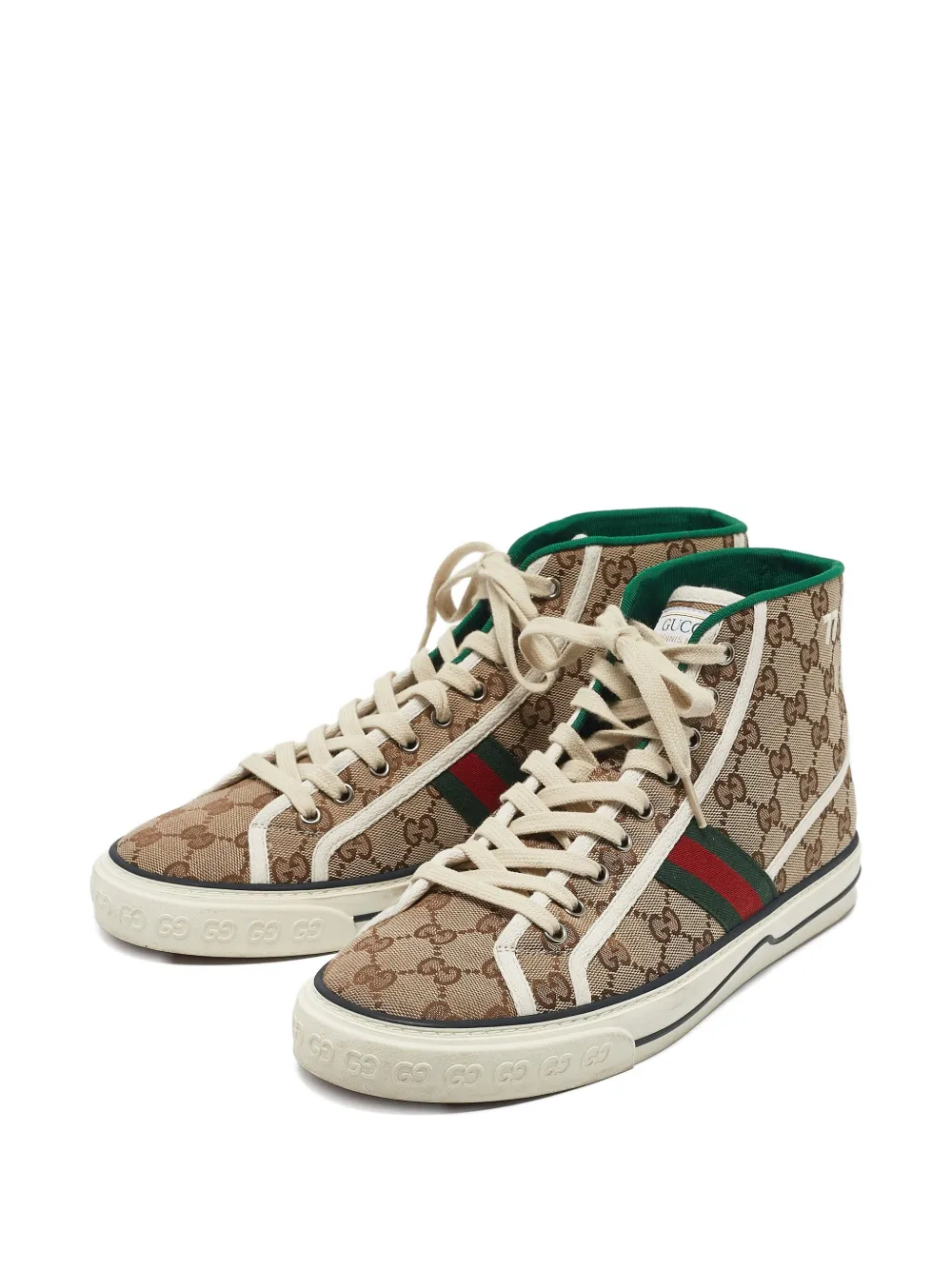 Gucci Pre-Owned monogram-pattern sneakers | Image 2