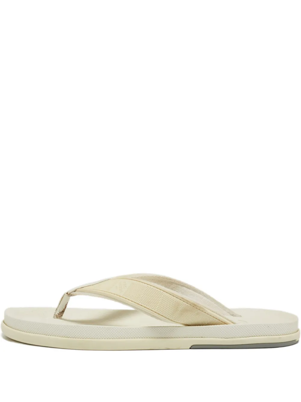 Louis Vuitton Pre-Owned Damier leather sandals | White | Image 1