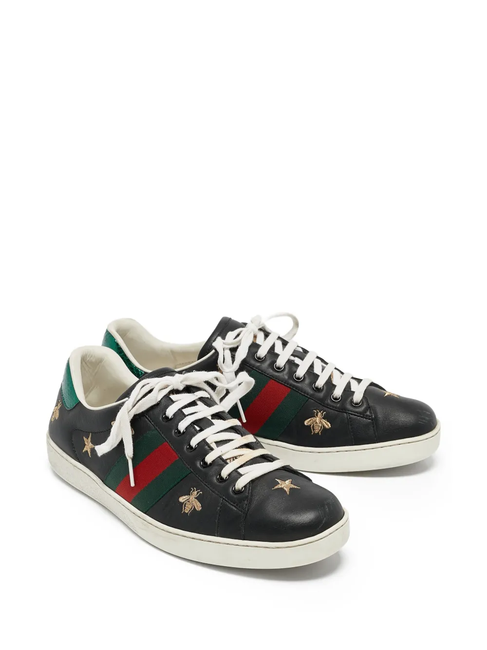 Gucci Pre-Owned Ace Web-stripe sneakers | Image 2
