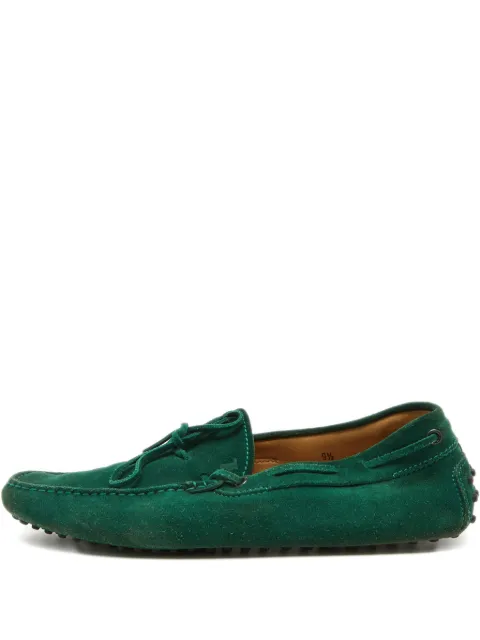 Tod's Vintage mocasines de ante con suela granulada