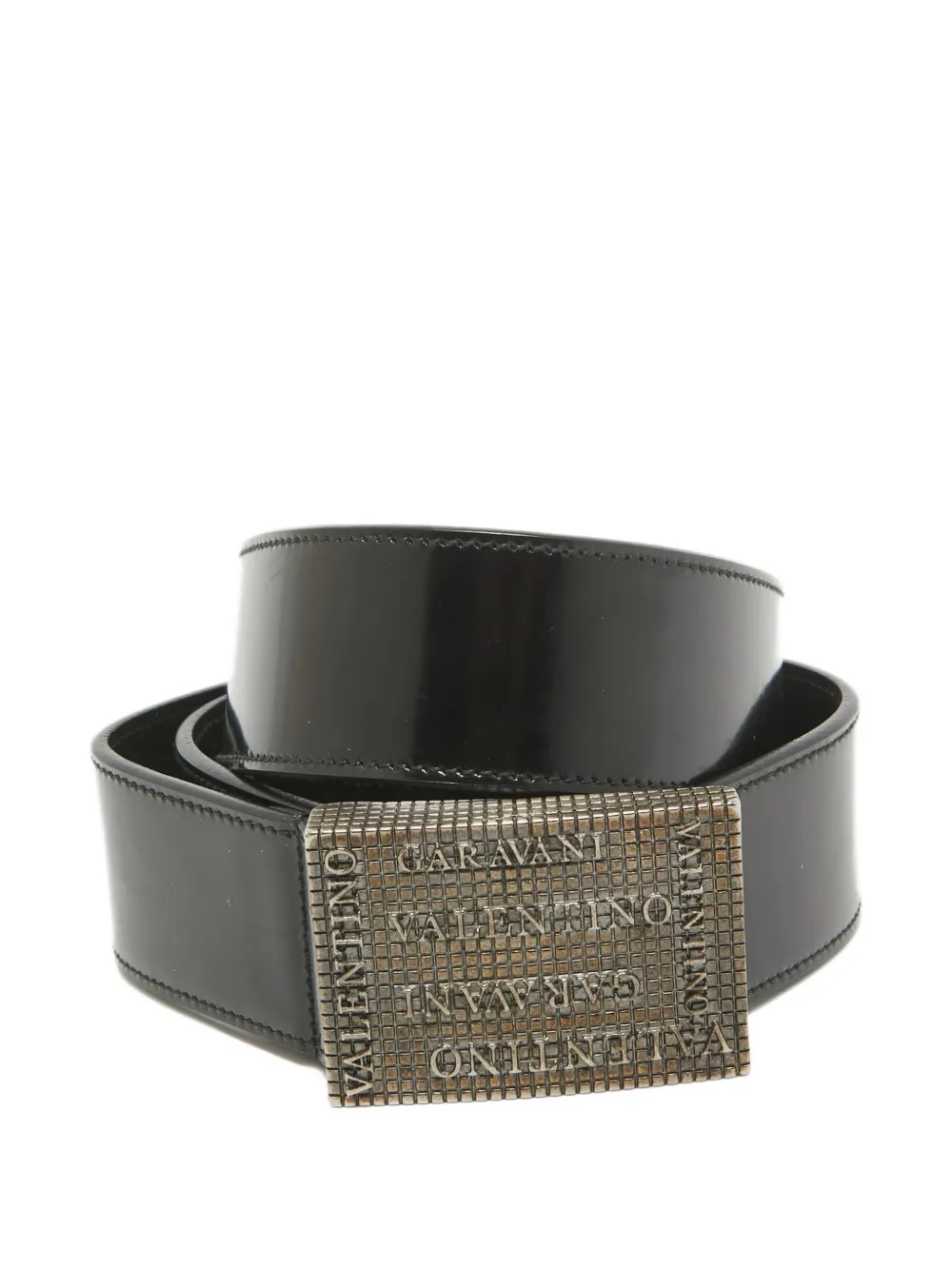 Valentino Garavani Pre-Owned logo-buckle belt | Black | Image 1