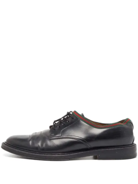 Gucci Pre-Owned leather derby shoes 
