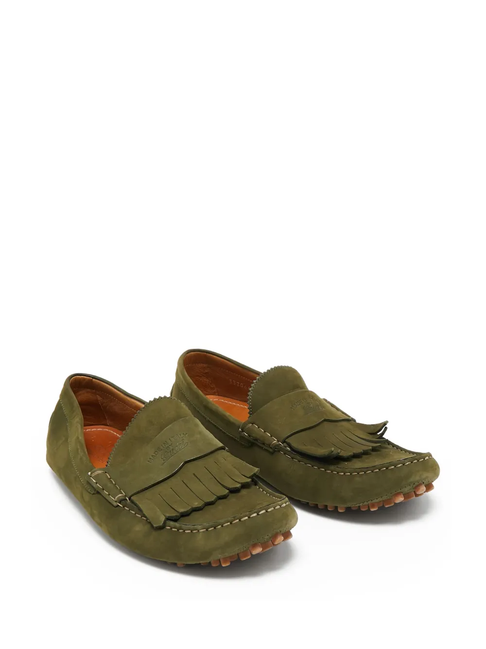 Gucci Pre-Owned fringed suede loafers | Image 2