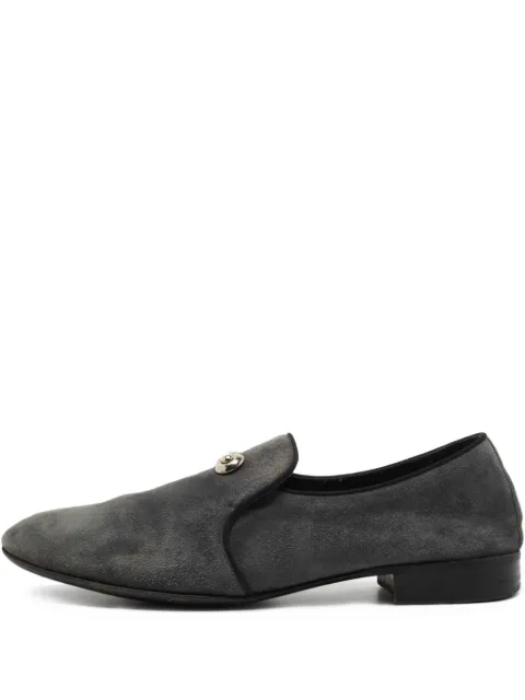Giuseppe Zanotti mocasines slip-on de gamuza de archivo