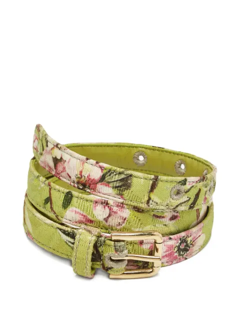 Dolce & Gabbana Pre-Owned floral-print belt