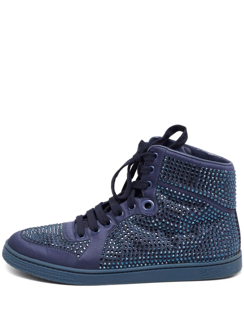 Gucci Pre-Owned crystal-embellished sneakers | Blue | Image 1
