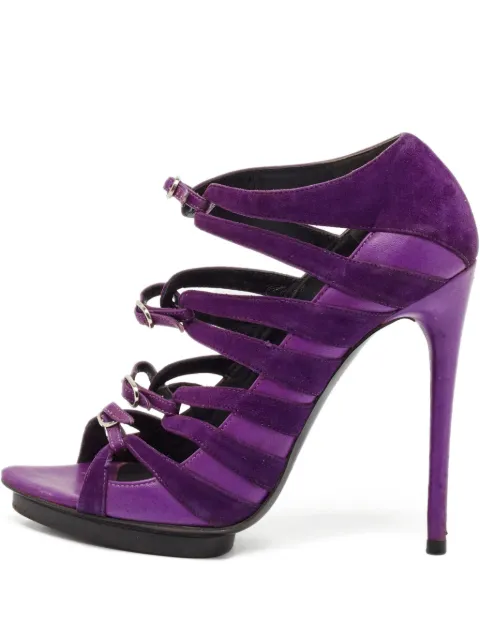 Balenciaga Pre-Owned 120mm leather heeled pumps