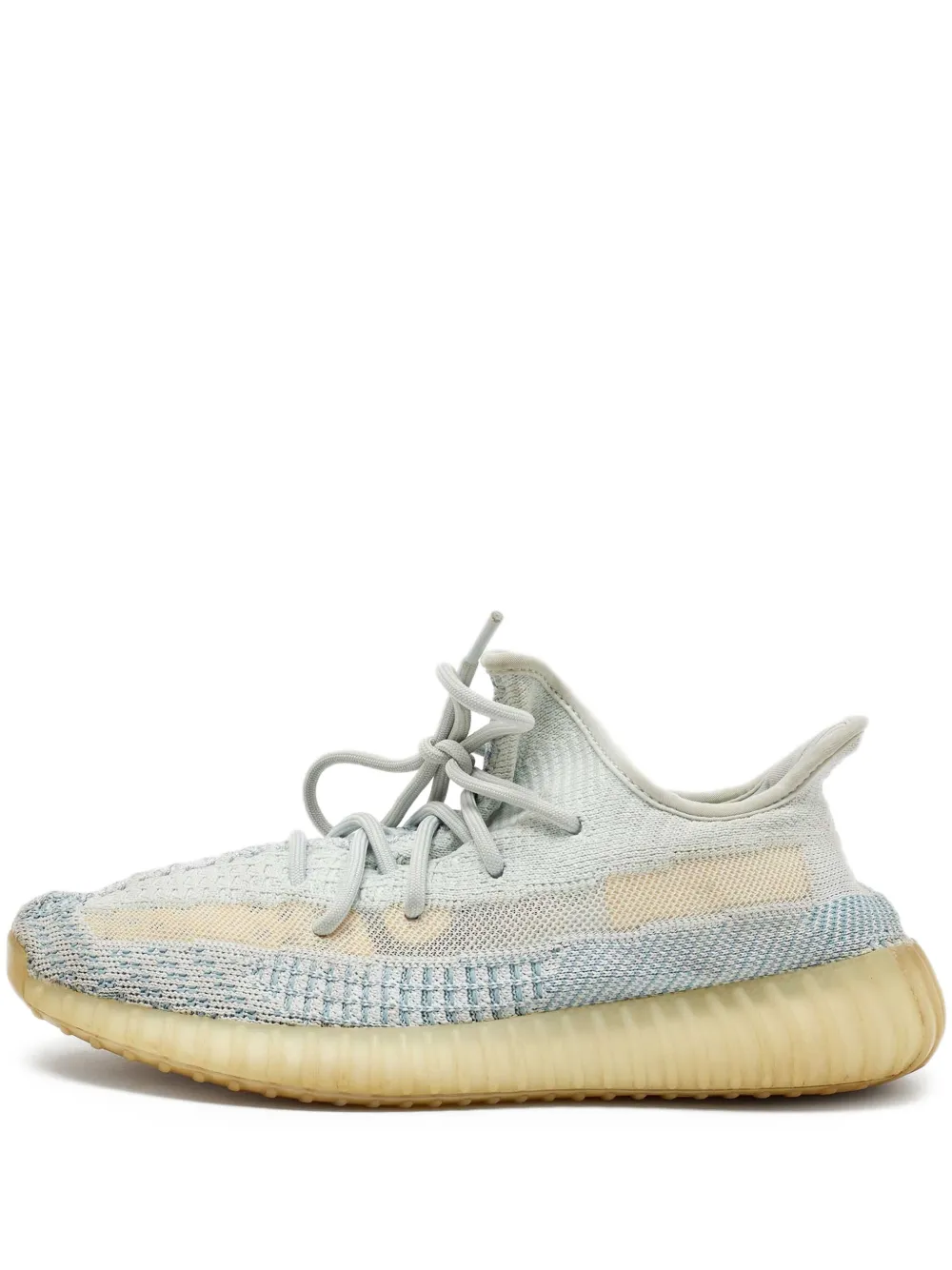 adidas Yeezy pre-owned Boos 350 v2 knit-upper sneakers | Blue | Image 1