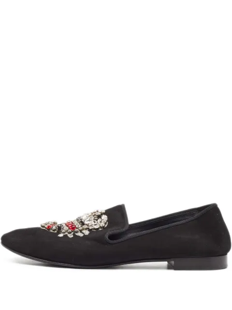 Giuseppe Zanotti Vintage mocasines con detalles de cristal